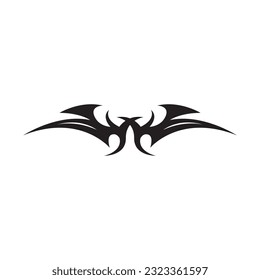 Black Tribal Tattoo Abstract Symbol Template