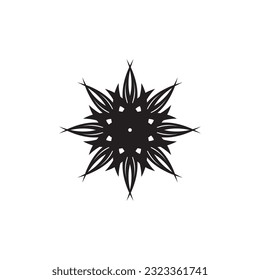 Black Tribal Tattoo Abstract Symbol Template