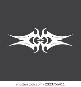 Black Tribal Tattoo Abstract Symbol Template