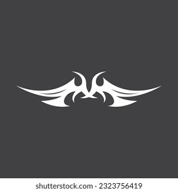 Black Tribal Tattoo Abstract Symbol Template