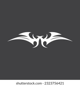 Black Tribal Tattoo Abstract Symbol Template