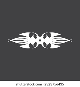 Black Tribal Tattoo Abstract Symbol Template