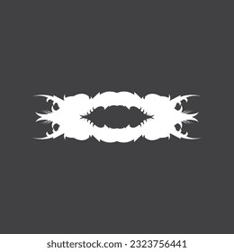 Black Tribal Tattoo Abstract Symbol Template