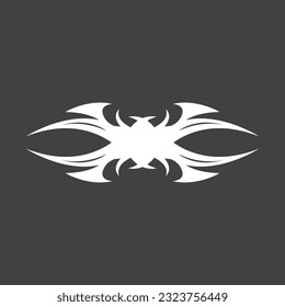 Black Tribal Tattoo Abstract Symbol Template