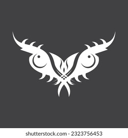 Black Tribal Tattoo Abstract Symbol Template