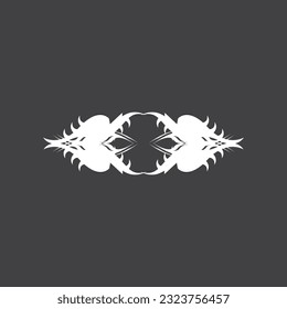 Black Tribal Tattoo Abstract Symbol Template