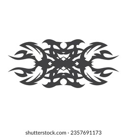 Black Tribal Tattoo Abstract Symbol Template