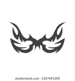 Black Tribal Tattoo Abstract Symbol Template