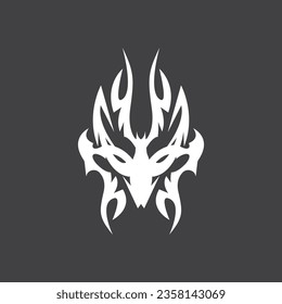 Black Tribal Tattoo Abstract Symbol Template