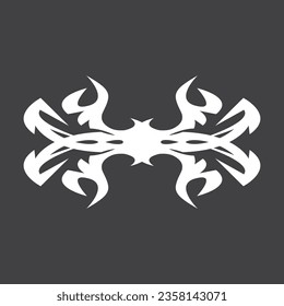 Black Tribal Tattoo Abstract Symbol Template