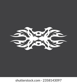 Black Tribal Tattoo Abstract Symbol Template