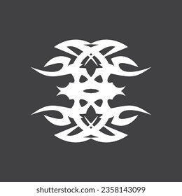 Black Tribal Tattoo Abstract Symbol Template