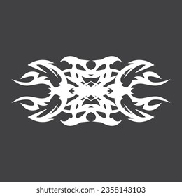 Black Tribal Tattoo Abstract Symbol Template