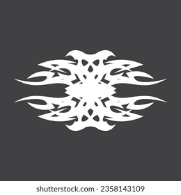 Black Tribal Tattoo Abstract Symbol Template