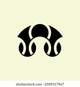 Black Tribal Tattoo Design Idea.