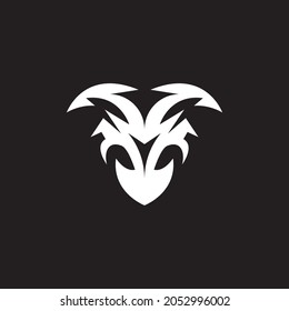 Black tribal tattoo symbol illustration