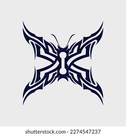 schwarzes Stamm, Vektorlogo, Design-Symbol und Zeichenstamm