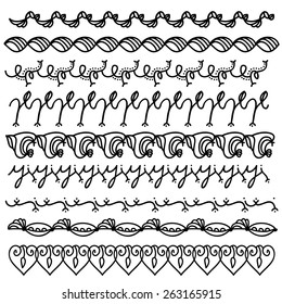 Black trim or border collection - great for frames and coloring books