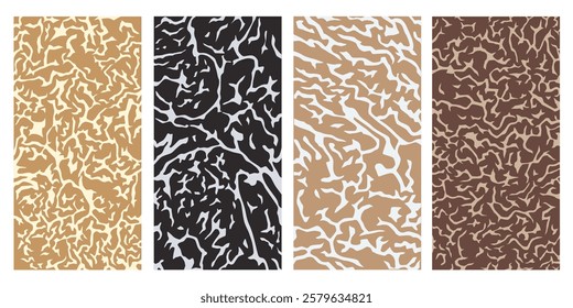 Black truffles texture for pattern, Vector eps 10. perfect for wallpaper or design elements