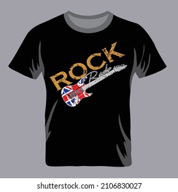 Black tshirt design buildings moonlight sparkling stars decor