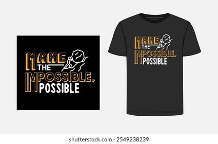 Diseño de camiseta negra con vibraciones positivas y mensaje motivacional