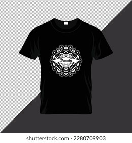 Black t-shirt design, religious t-shirt design