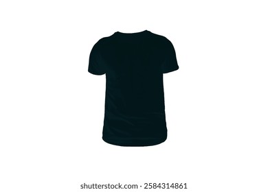 Black tshirt silhouette isolated on white background. T shirt icon vector illustration design. t-shirt simple icon, vector illustration 