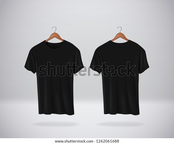 black t shirt hanging