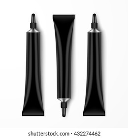 Black tube mockup 