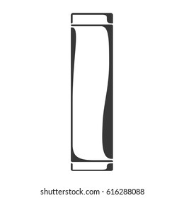 Black tube style simple mechanical mod icon