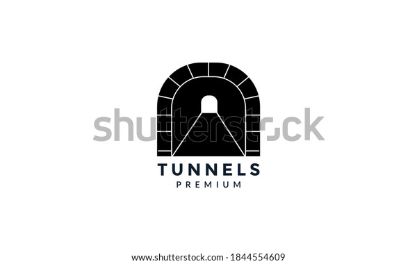 black tunnels vintage\
logo vector icon