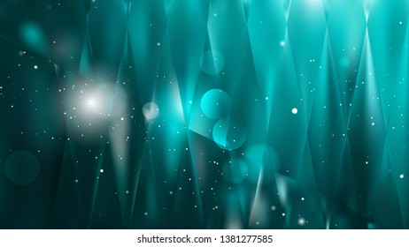 Black and Turquoise Abstract Background Illustration