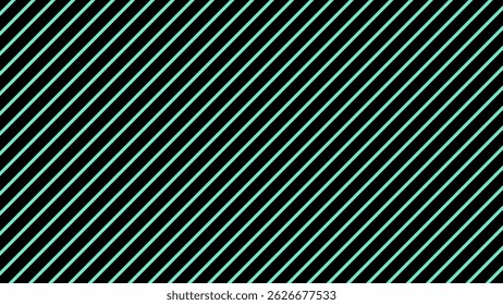 Fundo de listras diagonais preto e turquesa. Padrão sem costura de linhas. Fundo bonito com linha diagonal.	