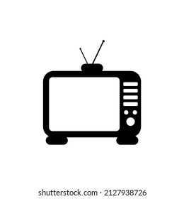 Black Tv Icon Design Illustration Suitable Stock Vector (Royalty Free ...