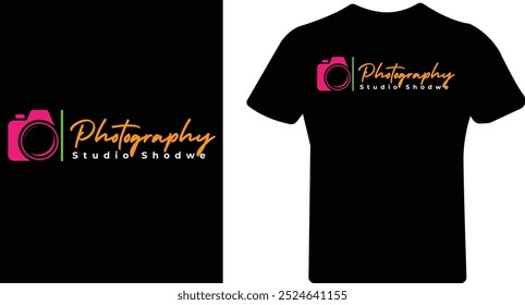 Black typography fashion t-shirt design