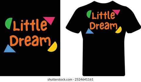 Black typography fashion t-shirt design