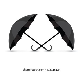 black umbrella