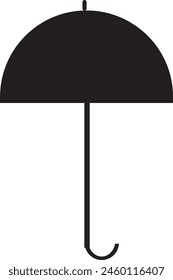 Black umbrella design illustration art