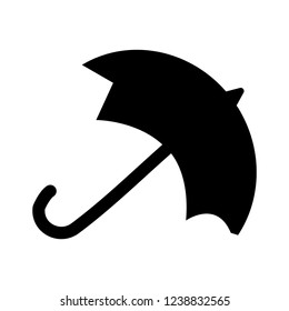 Black umbrella icon