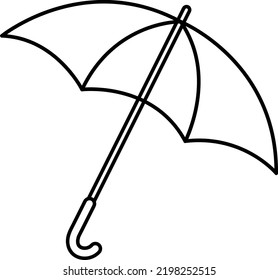 black umbrella icon. Vector illustration. Isolated..eps

