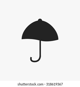 Black Umbrella icons set. Vector Illustration eps10. 

