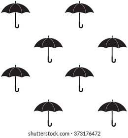 black umbrella pattern