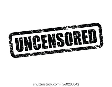 black uncensored stamp