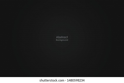 Black upholstery. Geometric pattern. Stylish texture. Luxury black background. Vector illustration