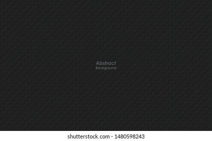Black upholstery. Geometric pattern. Stylish texture. Luxury black background. Vector illustration