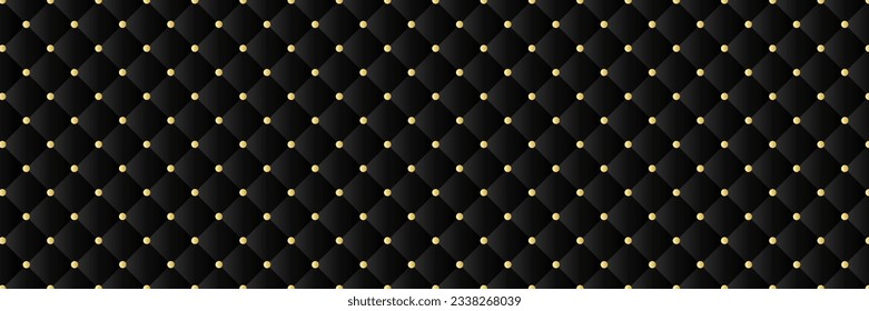 Black upholstery vector abstract background, Black   luxury elegant background. 