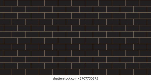 Casa de textura de parede de tijolo urbano preto linha, parede de tijolo quarto, fundo de textura de parede de tijolo para bloco de pedra pintado.