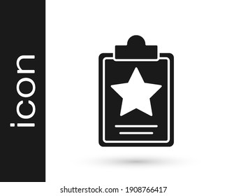 Black USA Independence day icon isolated on white background. 4th of July. United States of America country.  Vector