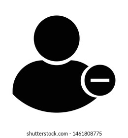 Black  user icon vector illustration on white background 