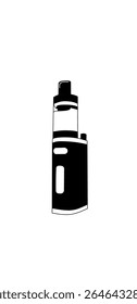 DISEÑO DE LOGOTIPO DE VECTOR DE VAPE NEGRO